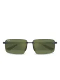 Maui Jim rectangle-frame sunglasses - Green