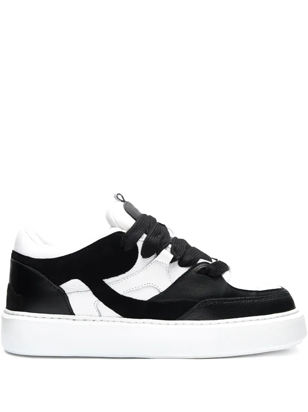 RETERNITY panelled sneakers Black