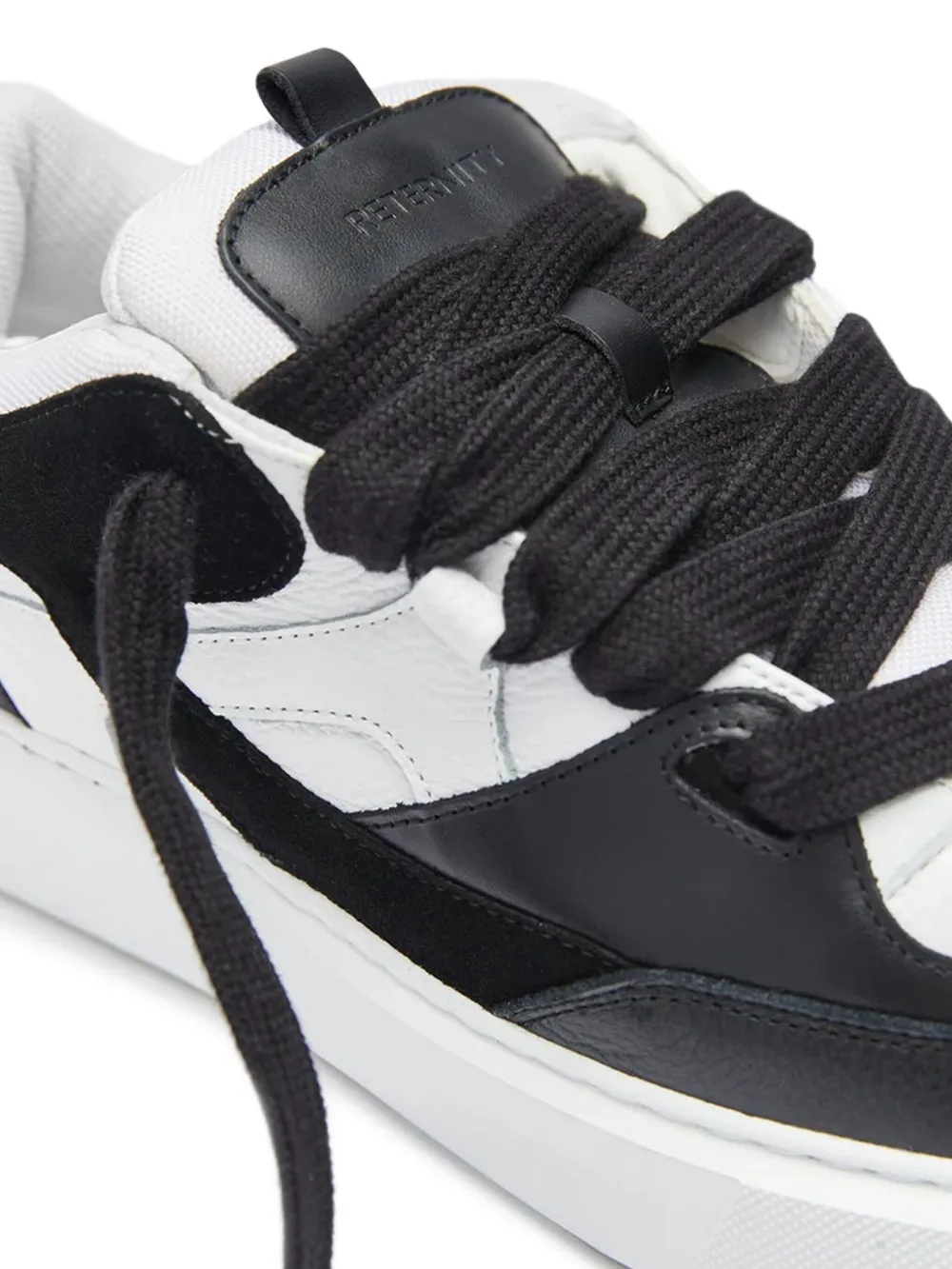 RETERNITY panelled sneakers Black