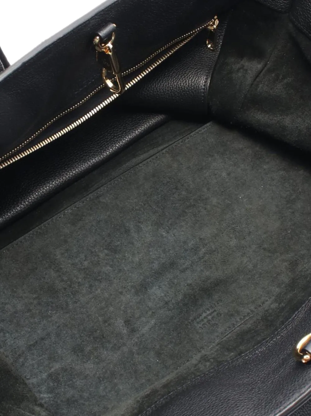 Pre-owned Gucci 2000-2015 Large Leather Logo Convertible Satchel In Black