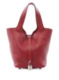 Hermès Pre-Owned 2014 Clemence Picotin Lock 18 handbag - Red