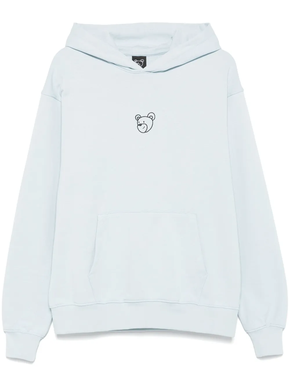 INBETWEENERS logo-embroidered hoodie | Blue | Image 1