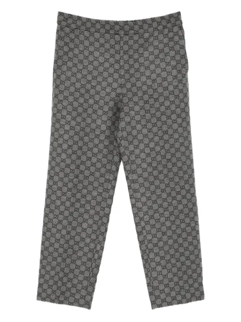 Gucci GG pattern wool trousers