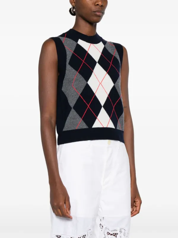90s Archive A.P.C.　Argyle Wool Vest 90s Archive A.P.C. Argyle Wool Vest Vintage 80s/90s Wool
