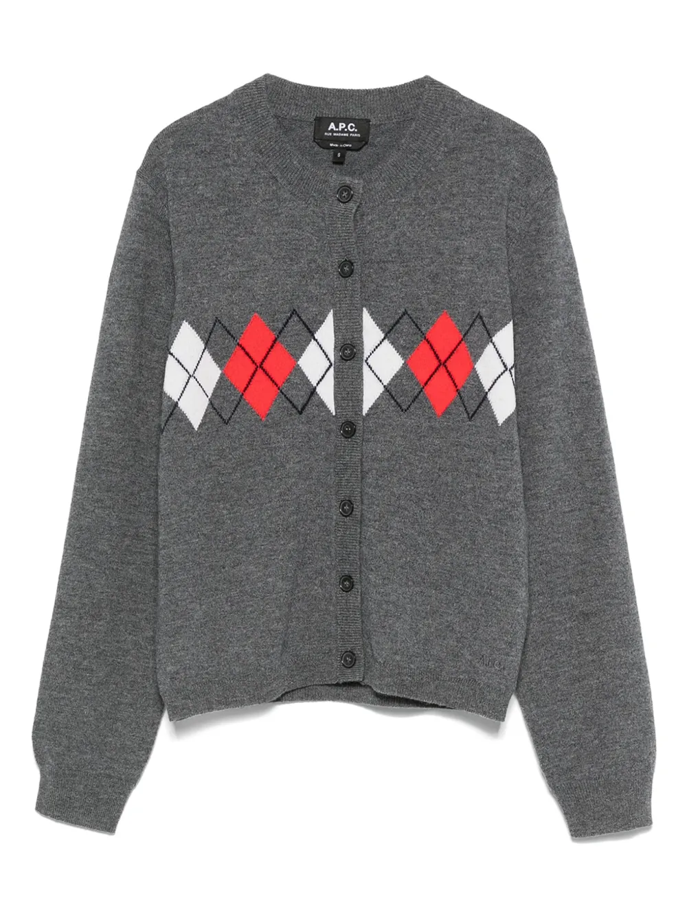 A.P.C. wool cardigan | Grey | Image 1