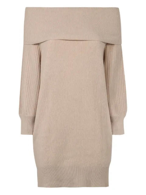 Agnona ribbed off-the-shoulder sweater