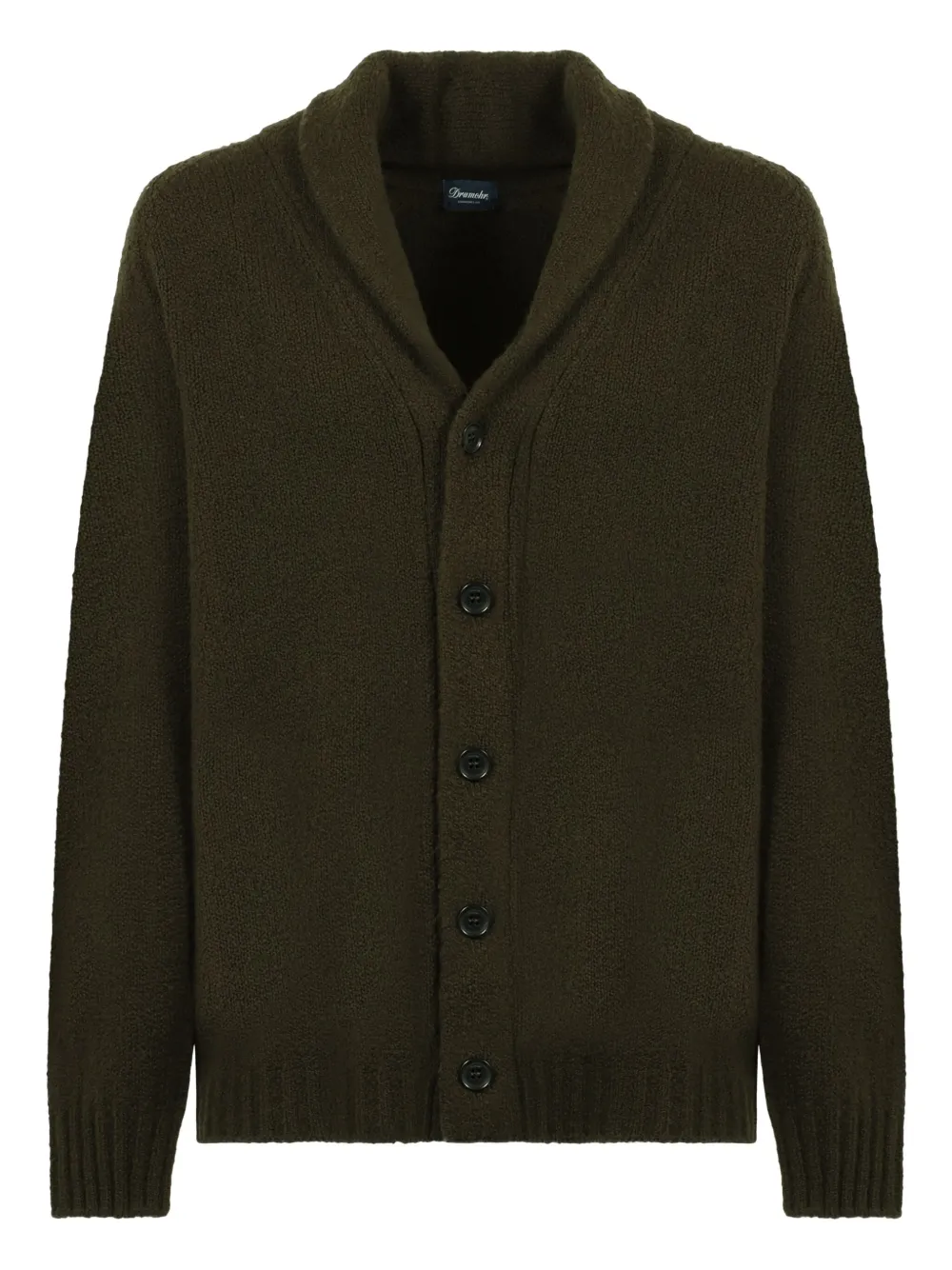 Drumohr Vest met sjaalkraag Bruin