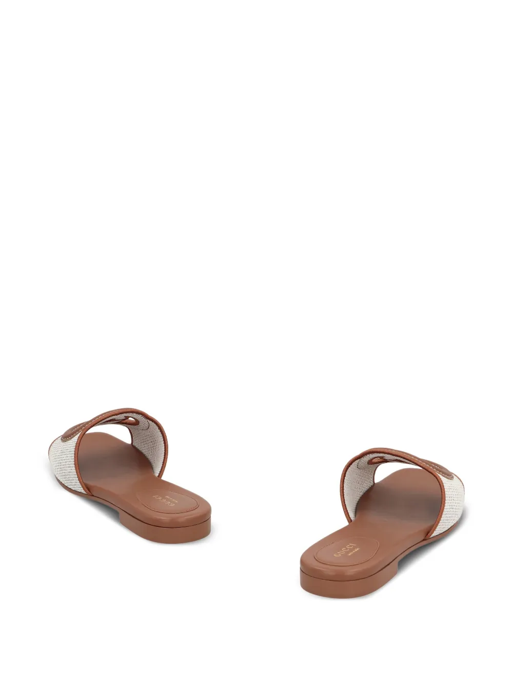 Gucci canvas sandals Neutrals