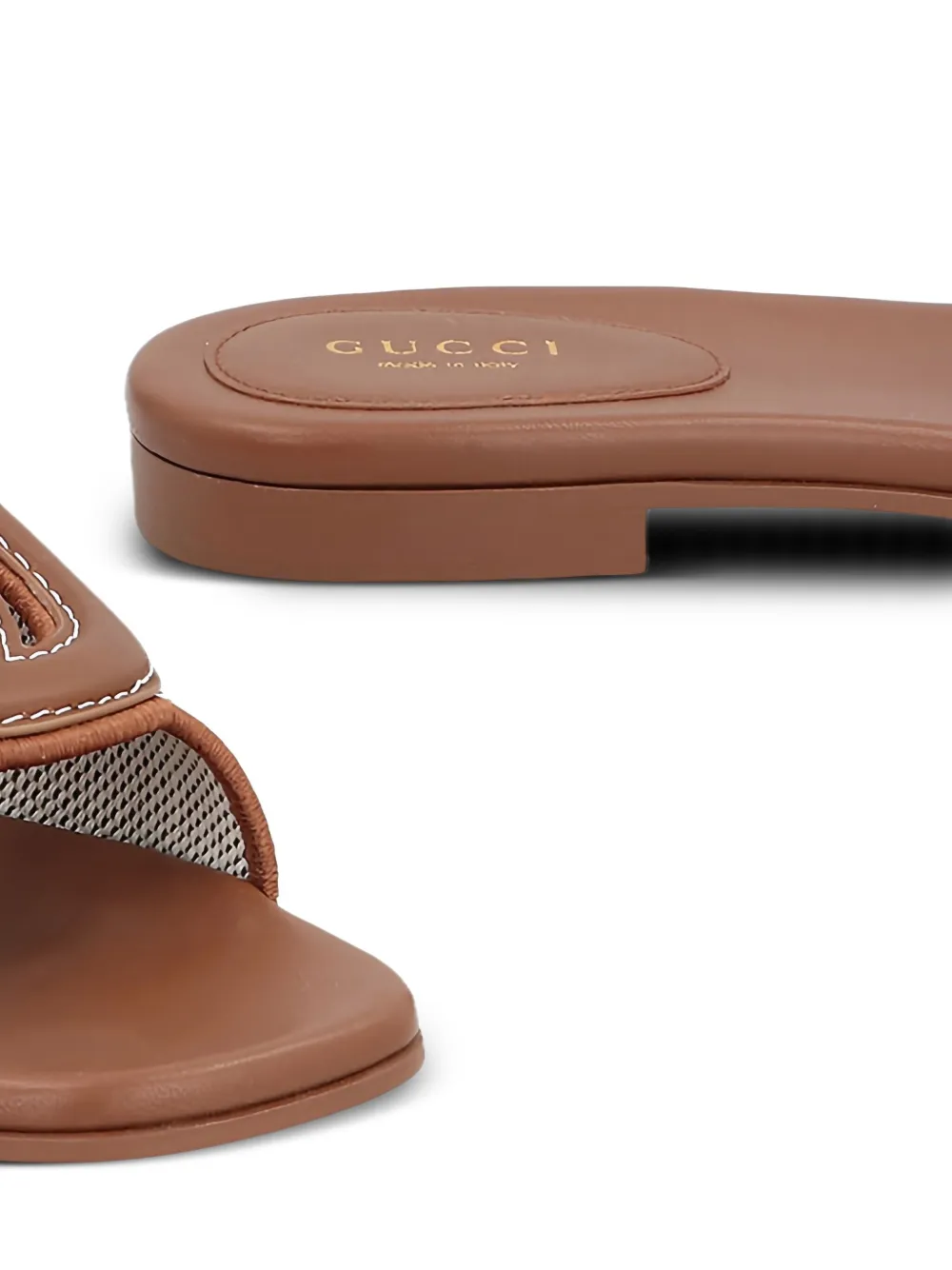 Gucci canvas sandals | Flat Sandals | Image 2