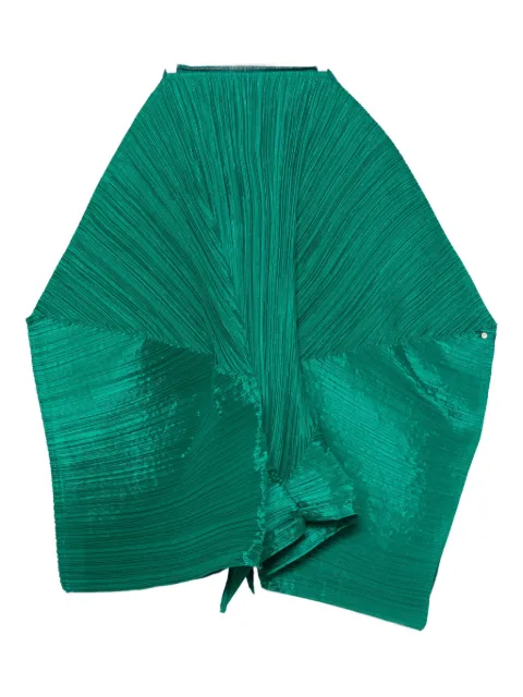 Pleats Please Issey Miyake pleated asymmetric scarf