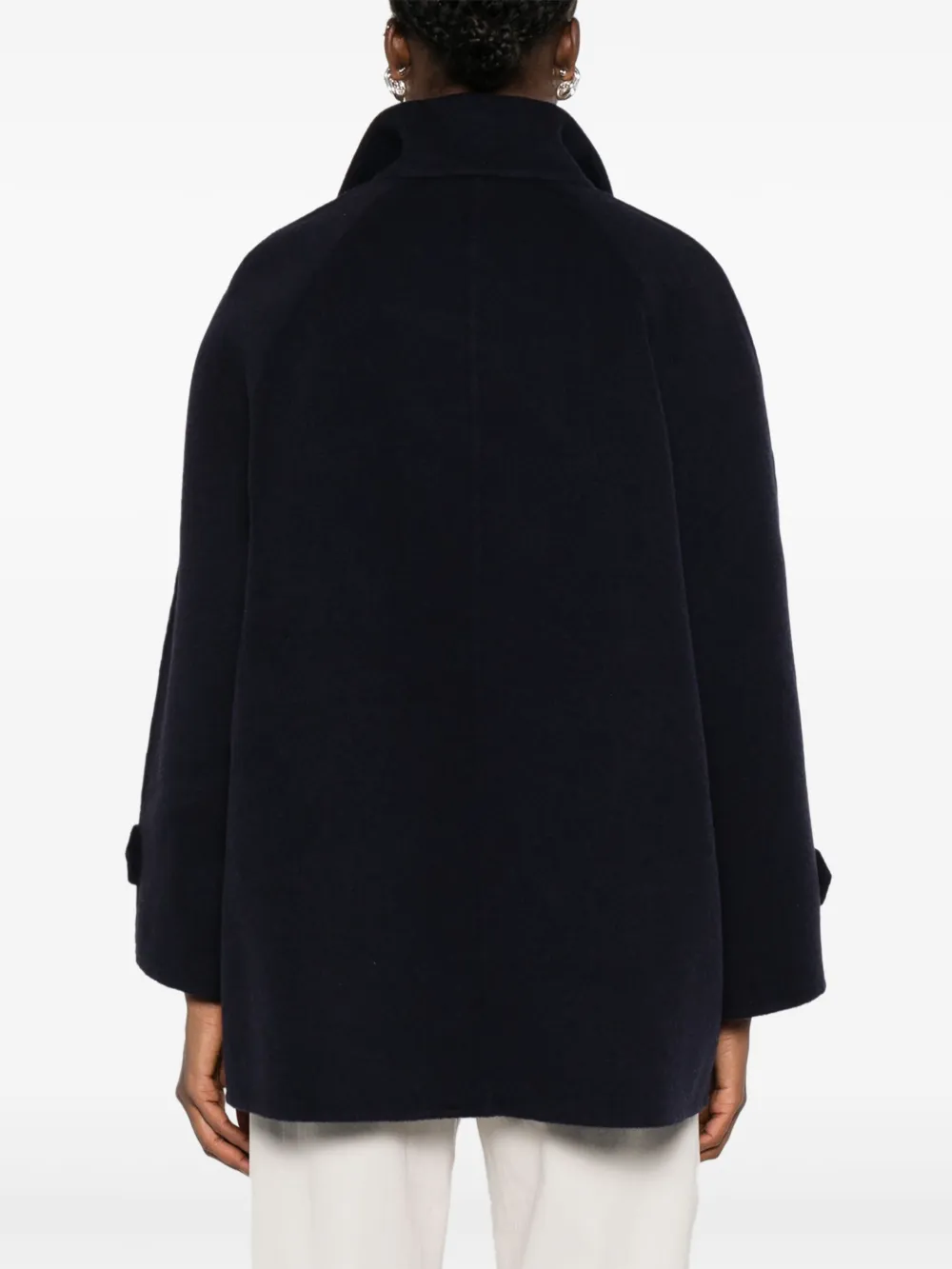 Brunello Cucinelli double-breasted coat Blauw