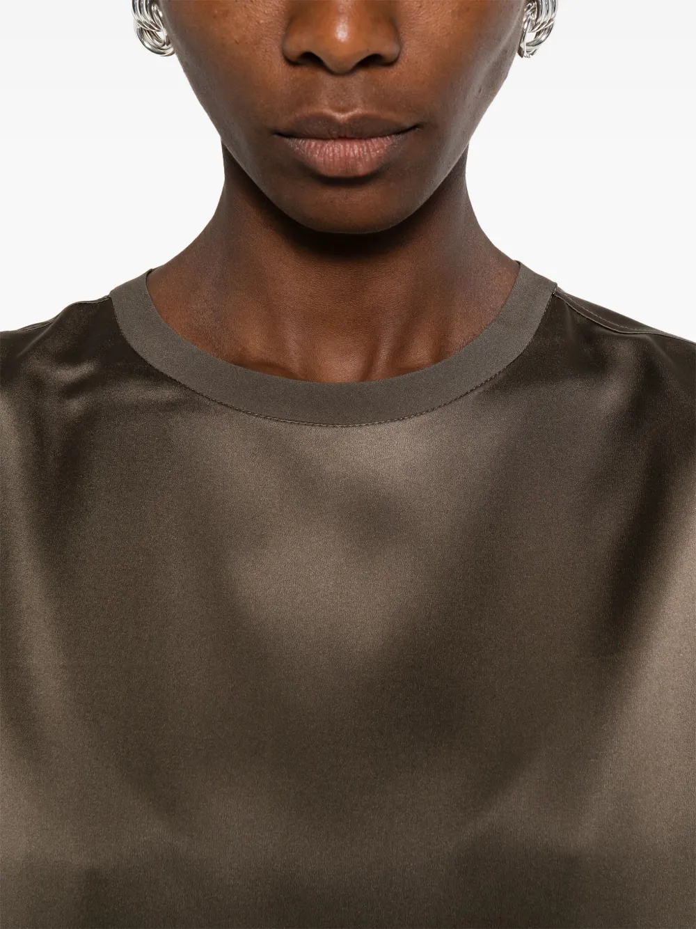 Brunello Cucinelli sleeveless top Groen