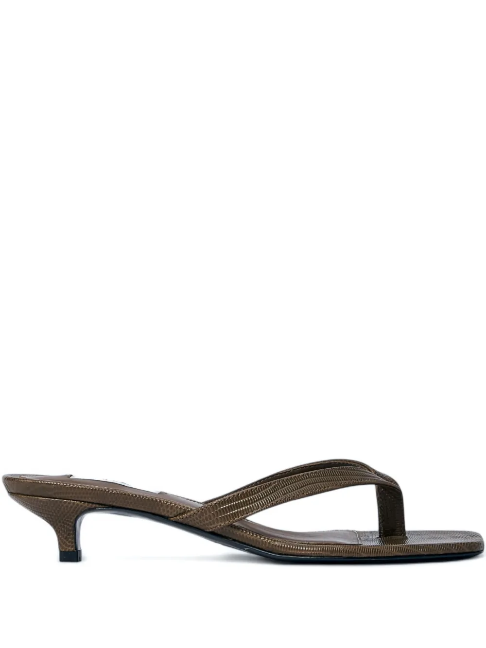 Totême Embossed Leather Sandals
