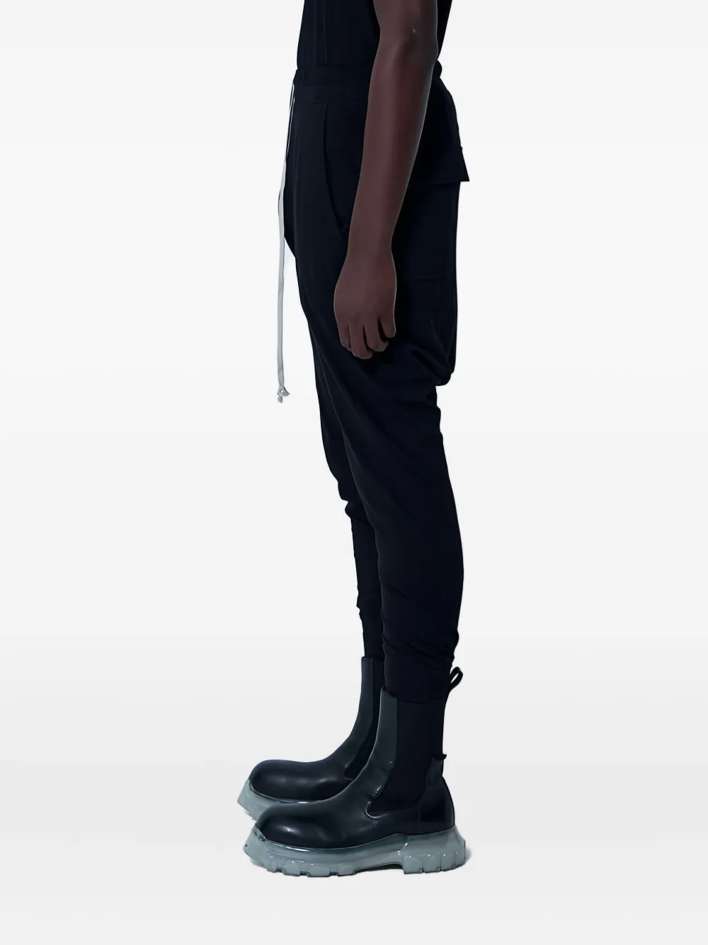 Rick Owens X Champion Trainingsbroek met trekkoord Zwart