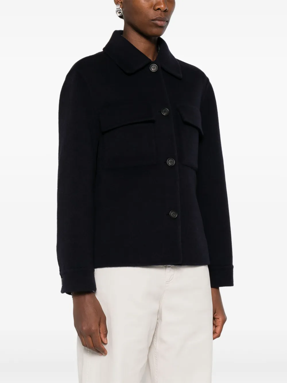 Brunello Cucinelli single-breasted blazer Blauw