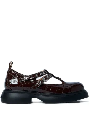フラットシューズ Ganni Everyday Loafer Patent Ganni Everyday Patent Loafer – grethen house