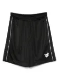 INBETWEENERS logo-appliqué track shorts - Black