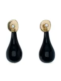 TOTEME crystal-embellished earrings - Black
