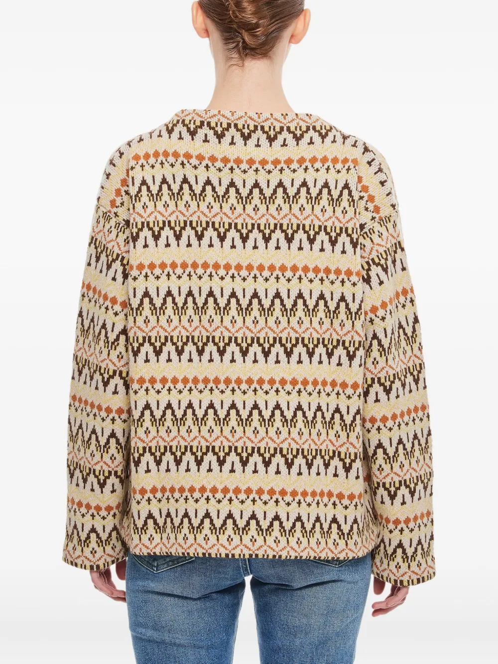 Levi's Trui met patroon en ronde hals Beige