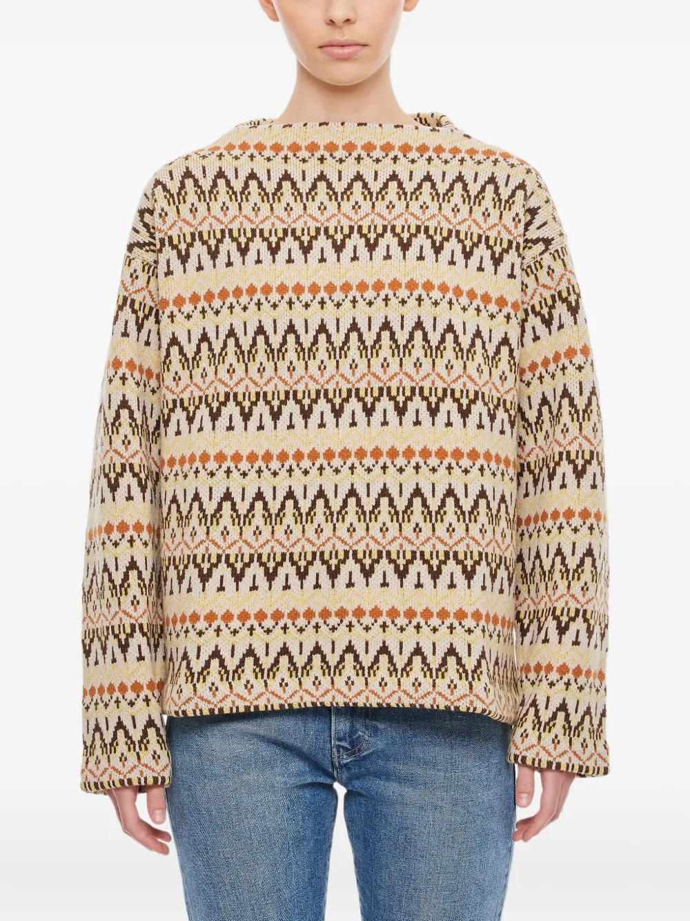 Levi's patterned crew-neck sweater - ニュートラル Levi's patterned crew-neck sweater - ニュートラル