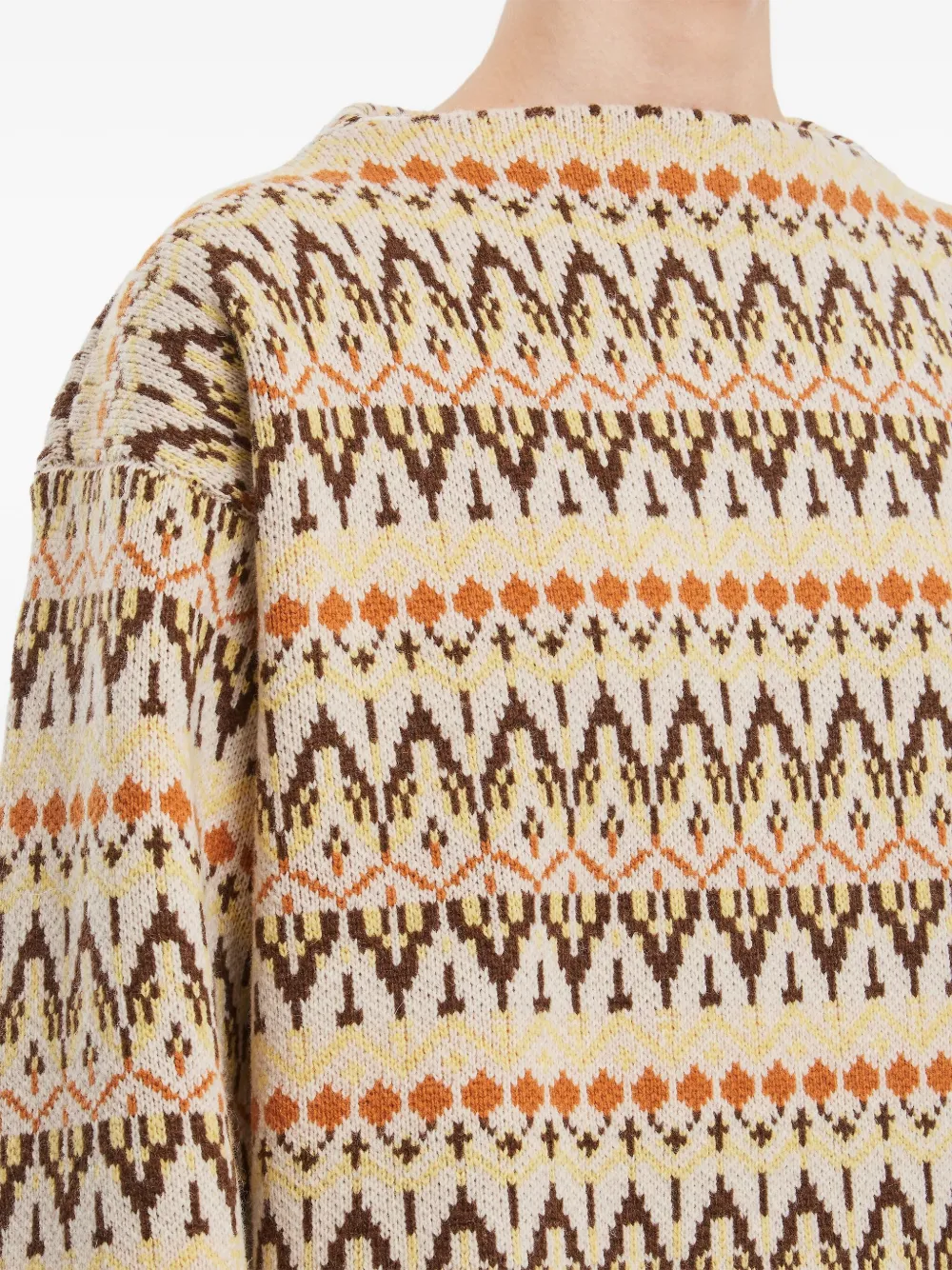 Levi's Trui met patroon en ronde hals Beige