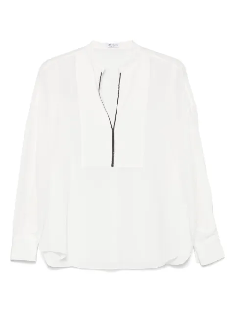 Brunello Cucinelli V-neck blouse