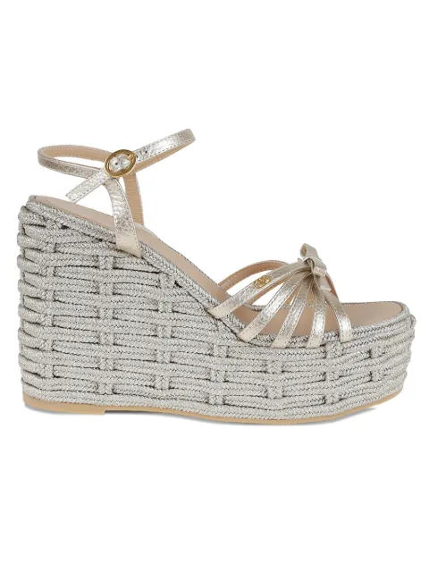 Valentino Garavani bow-detail woven espadrille