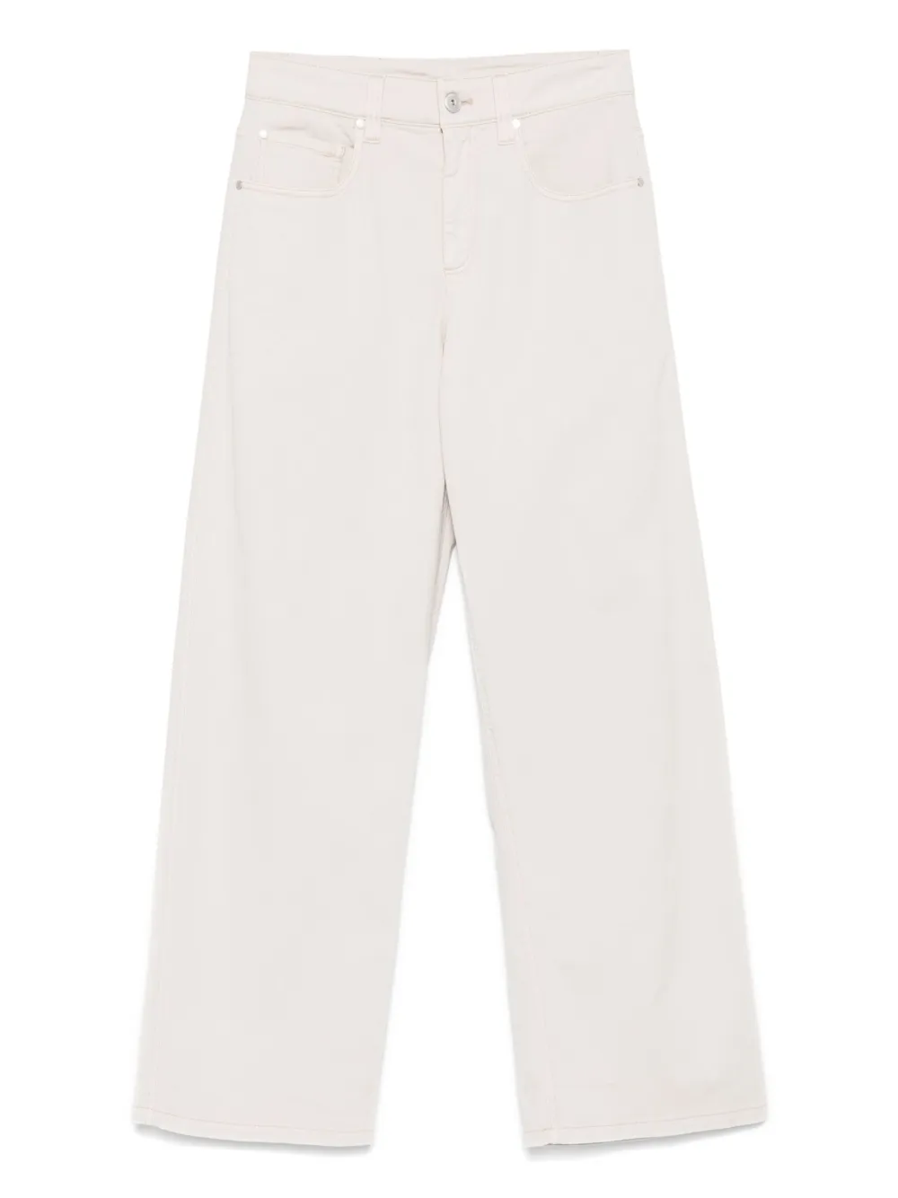 Brunello Cucinelli wide-leg jeans | Grey | Image 1