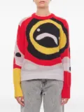 Charles Jeffrey Loverboy abstract-print crew-neck sweater - Multicolour