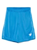 INBETWEENERS logo-embroidered track shorts - Blue
