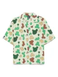 INBETWEENERS graphic-print shirt - Green