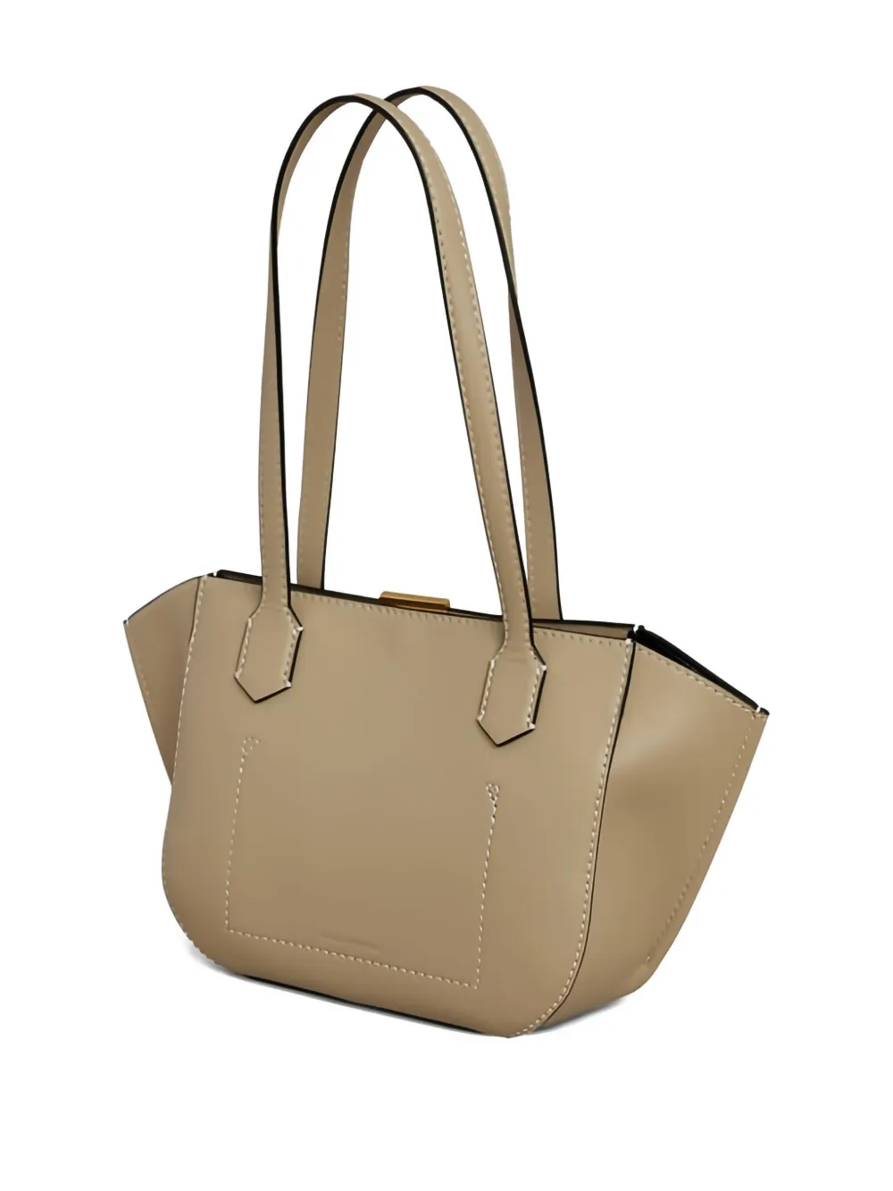 Karl Lagerfeld leather tote bag - Beige