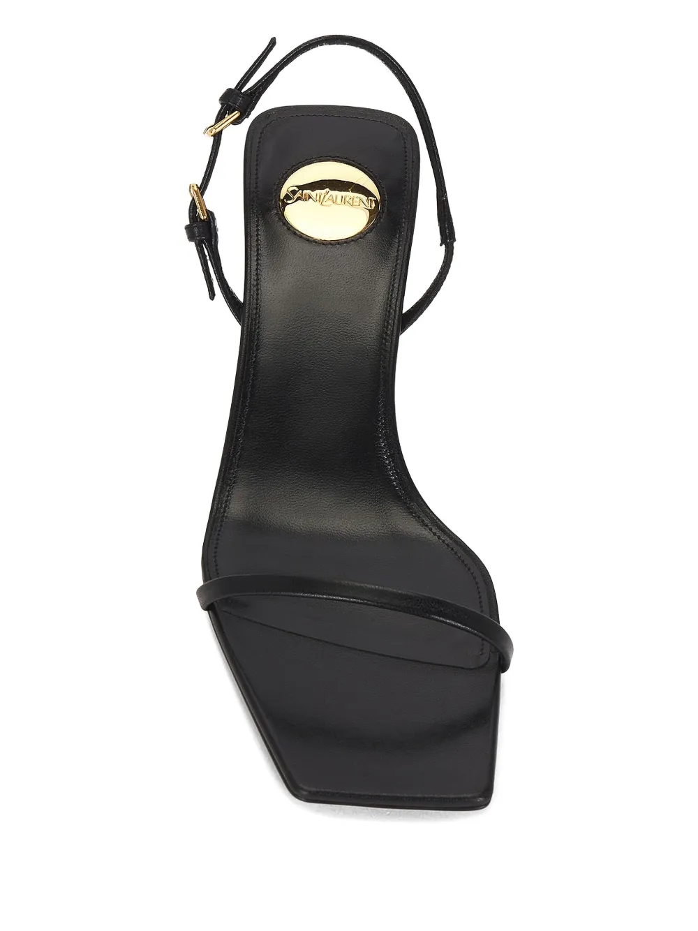Saint Laurent 55 mm Jaspe sandalen Zwart
