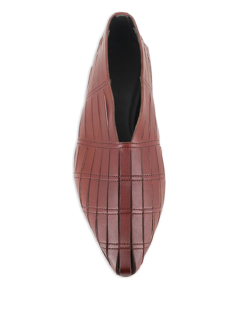 Pantanetti leather ballet flats - Bruin
