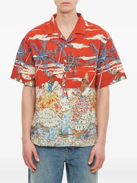 President’S palm-tree print shirt