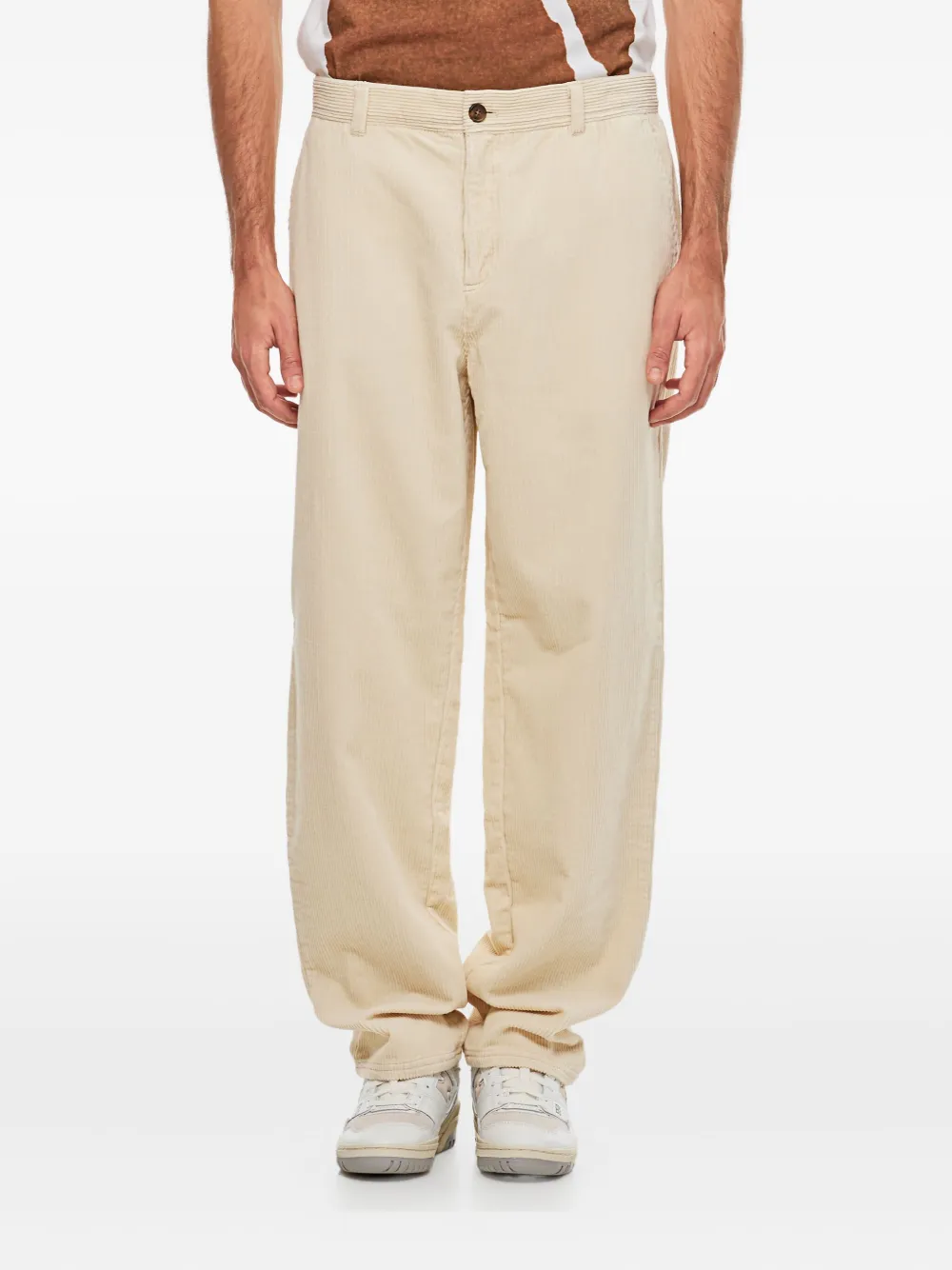 Les Deux corduroy zip-fly trousers Beige