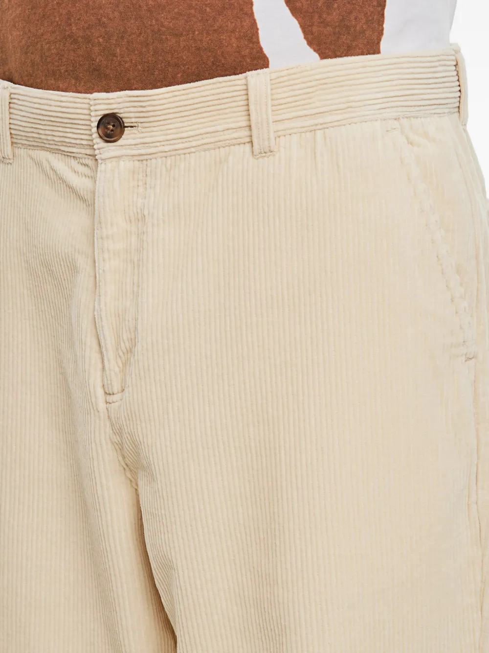 Les Deux corduroy zip-fly trousers Beige