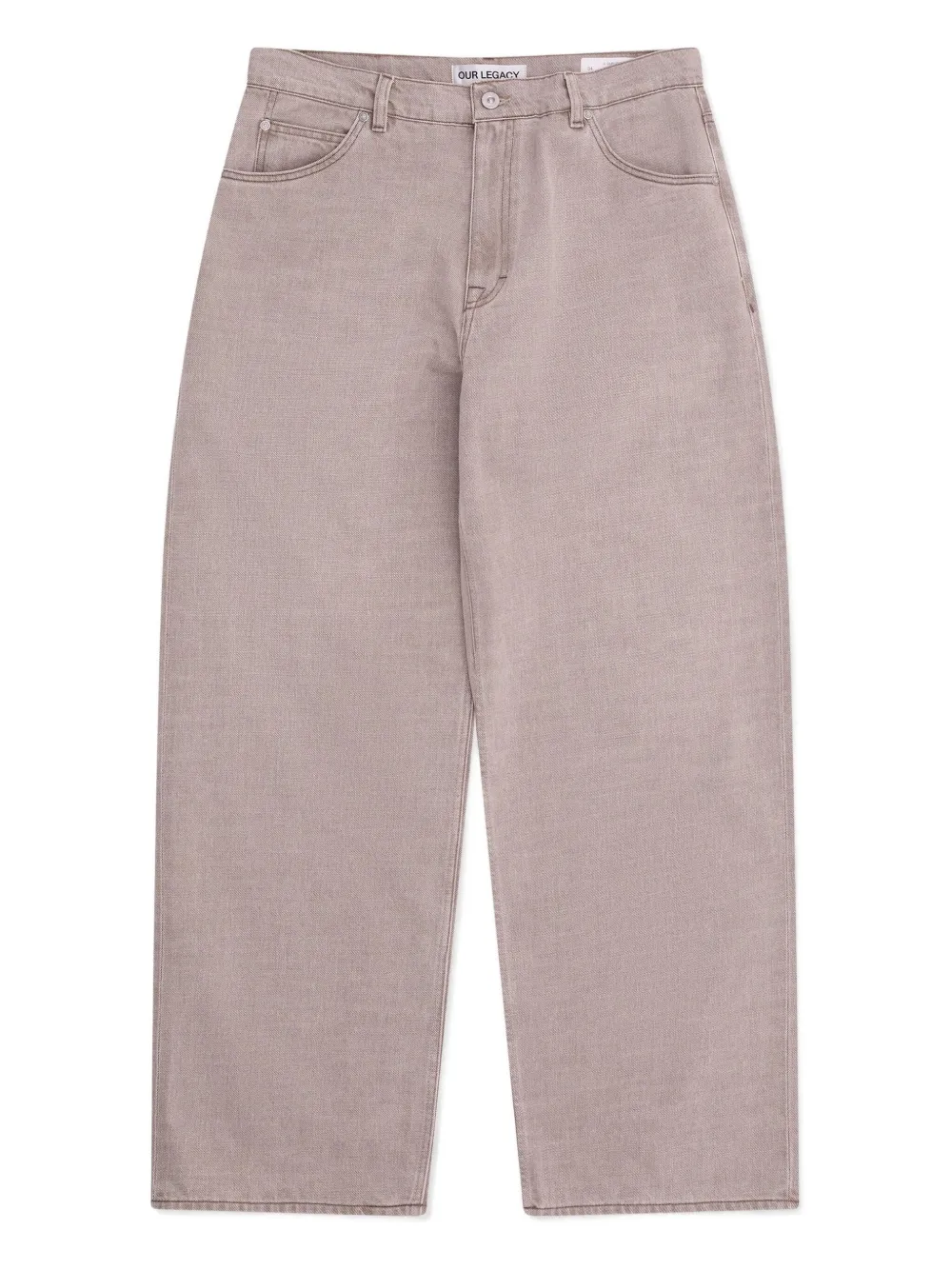 OUR LEGACY Straight jeans Beige