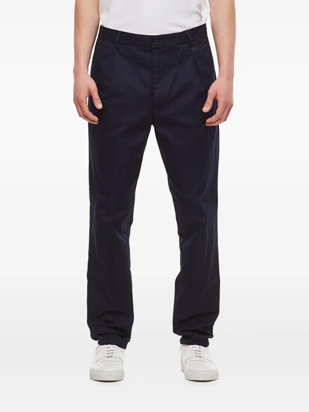 East Harbour Surplus Bryan Pleated-front Trousers In Blue