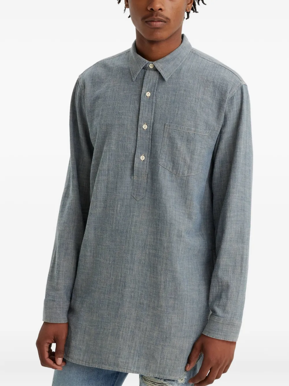 Levi's Overhemd met opgestikte zak Blauw