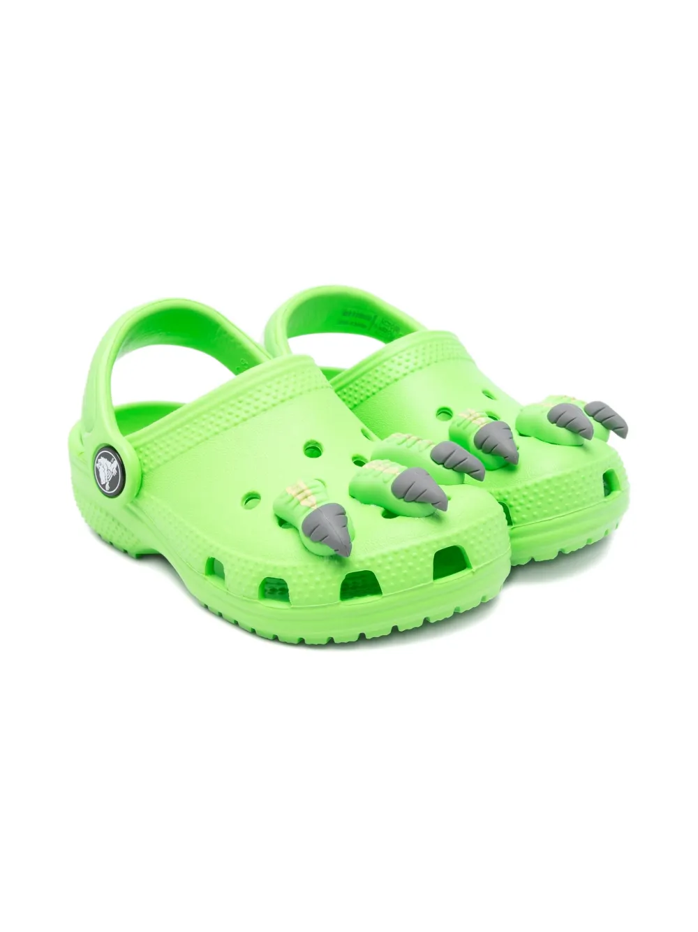 Crocs Kids dinosaur claw clogs Groen