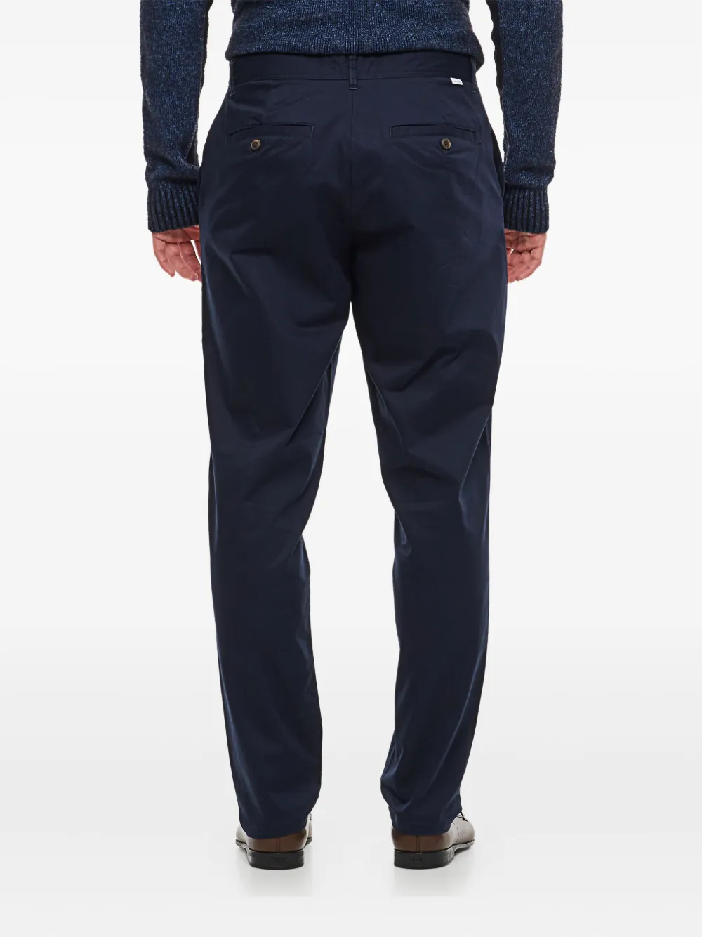 Les Deux Twill geweven broek Blauw