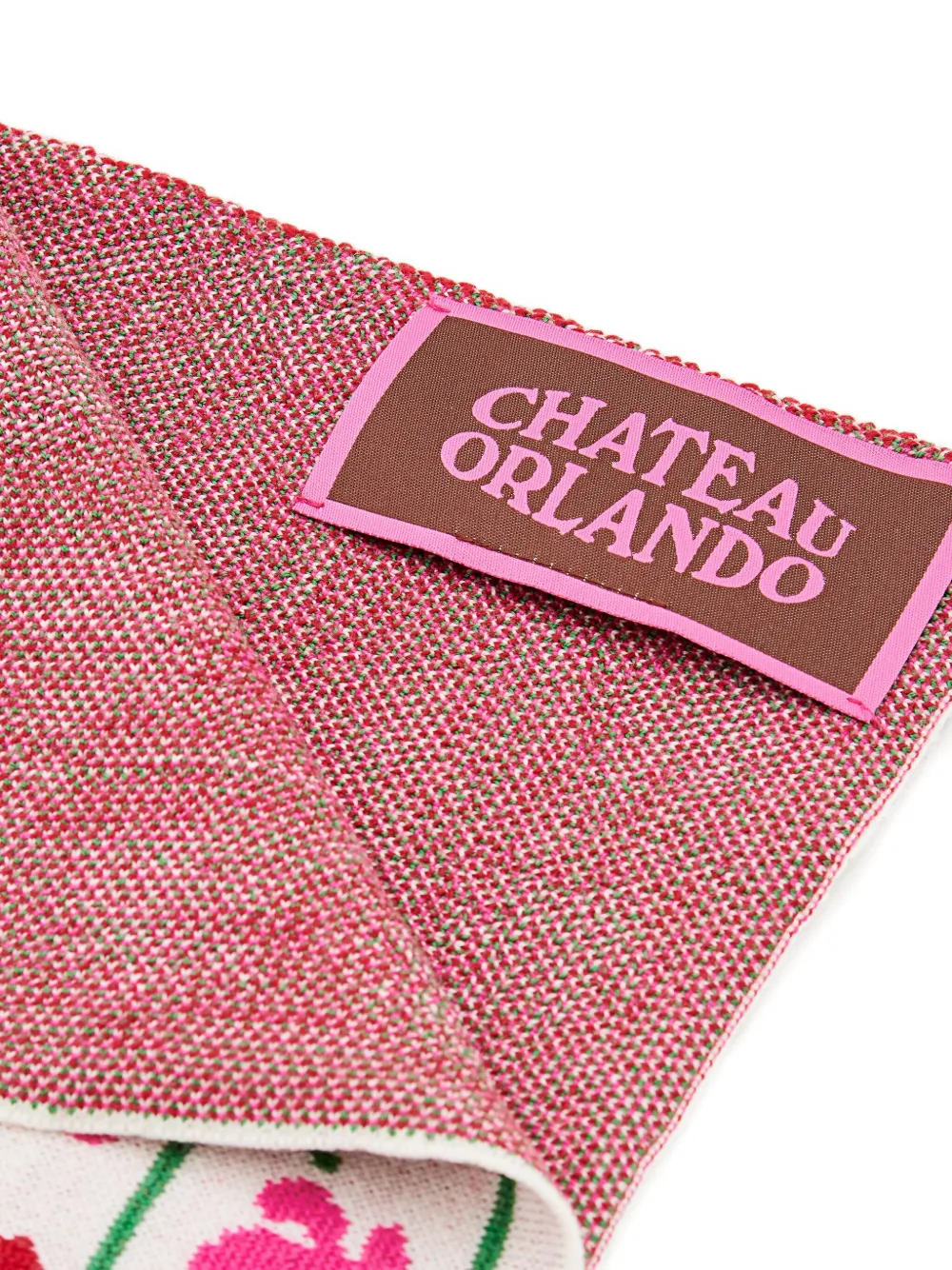 CHATEAU ORLANDO jacquard flower scarf | Image 2