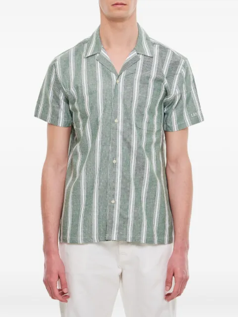 Les Deux striped short-sleeve shirt