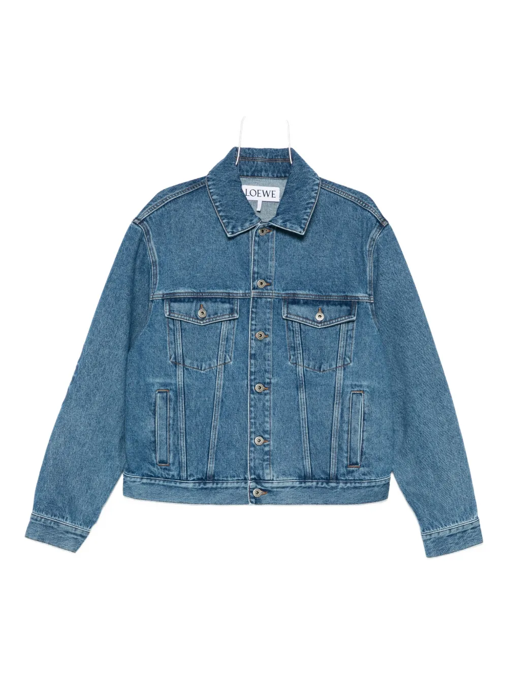 LOEWE Anagram denim jacket - Blu