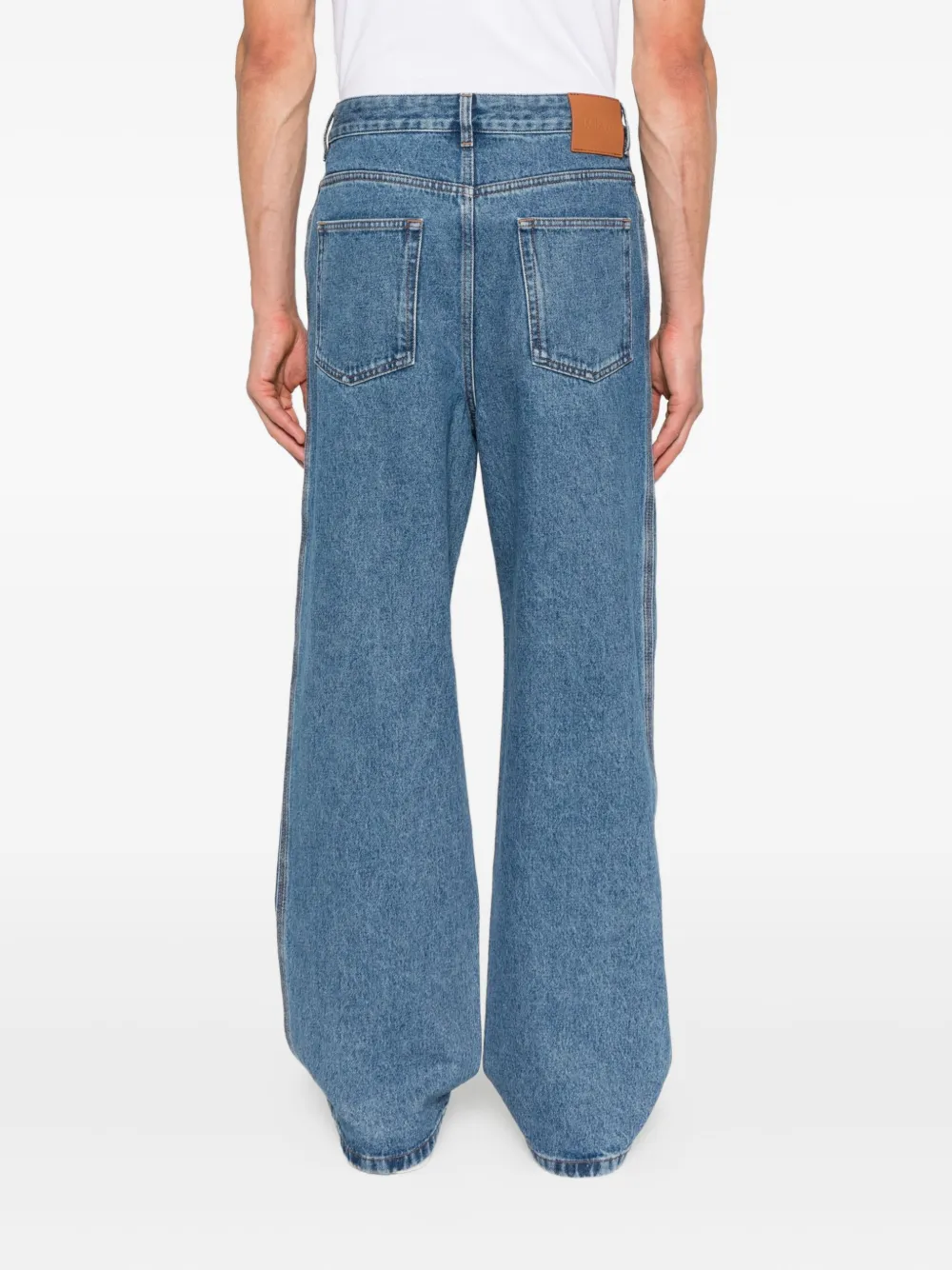 LOEWE Jeans met borduurwerk Blauw