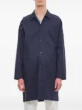 Les Deux button-front longline coat - Blue