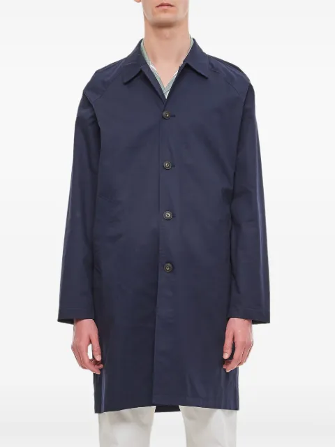 Les Deux button-front longline coat