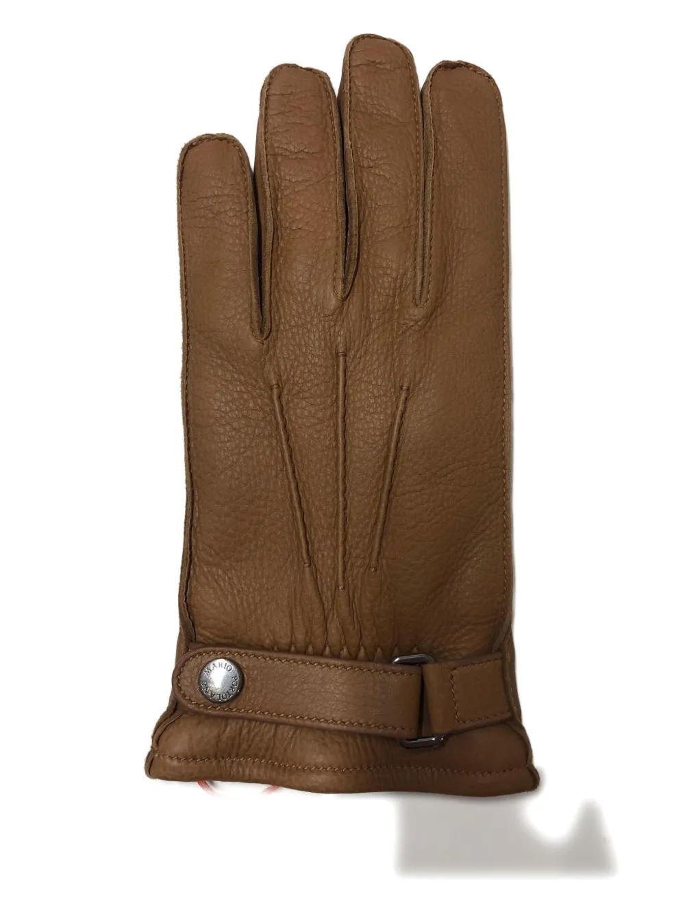 Mario Portolano leather gloves - Bruin