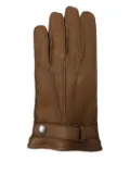 Mario Portolano leather gloves - Brown